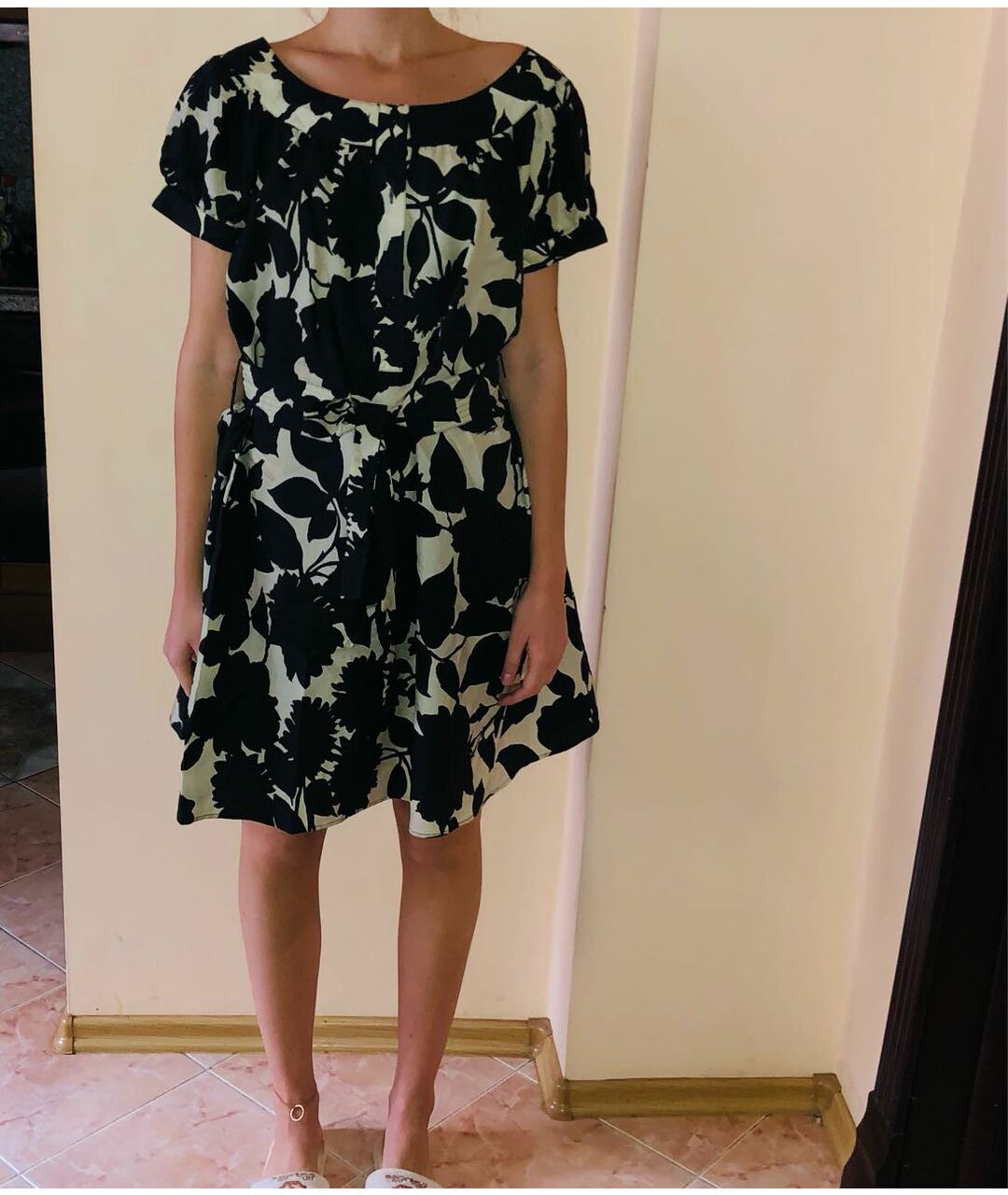 MOSCHINO Мульти шелковое платье, фото 4