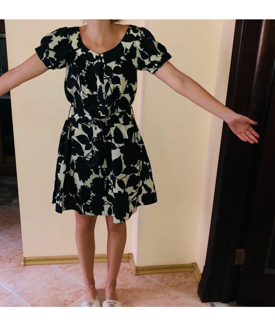 MOSCHINO Мульти шелковое платье, фото 6