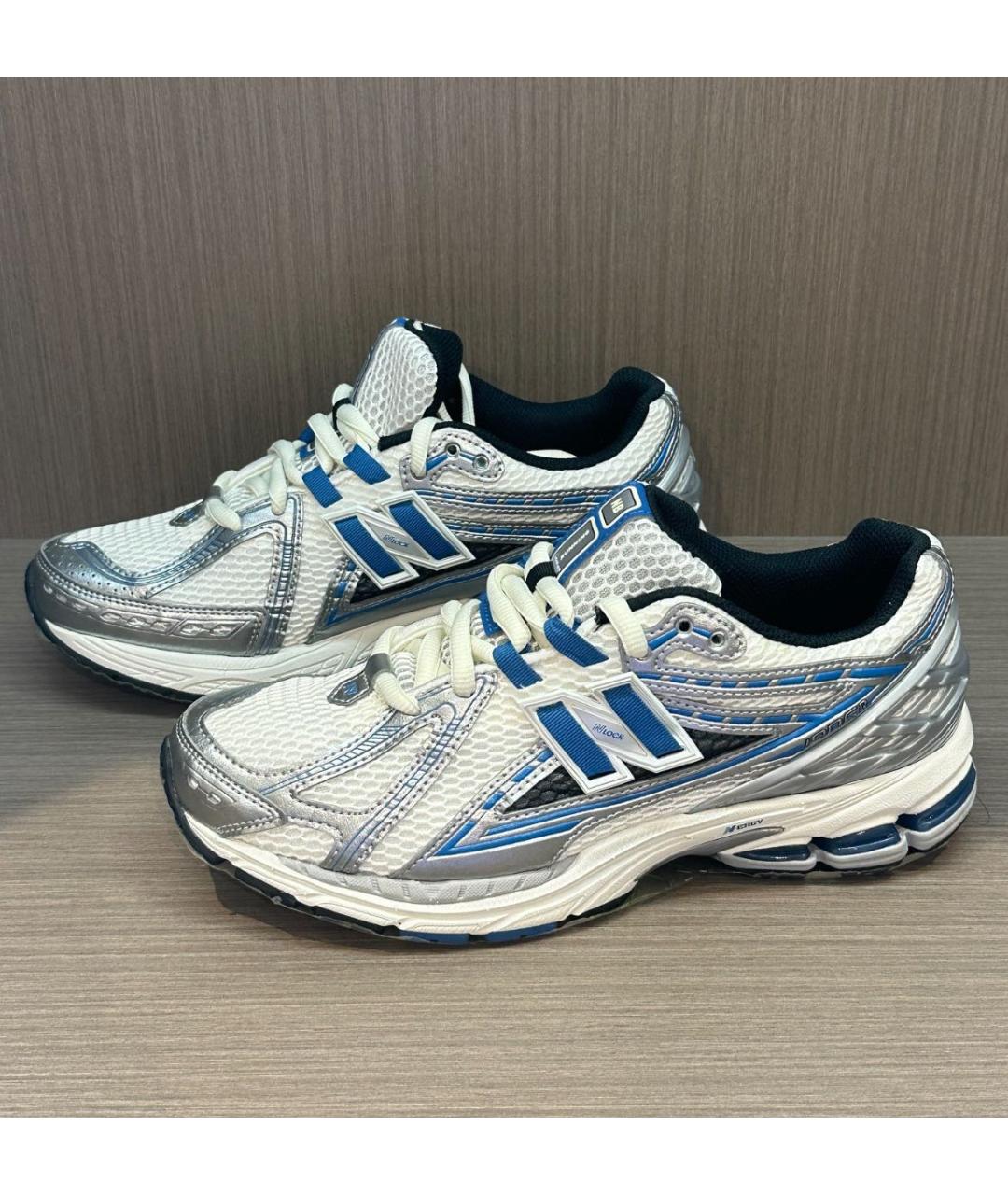NEW BALANCE Белые текстильные низкие кроссовки / кеды, фото 5