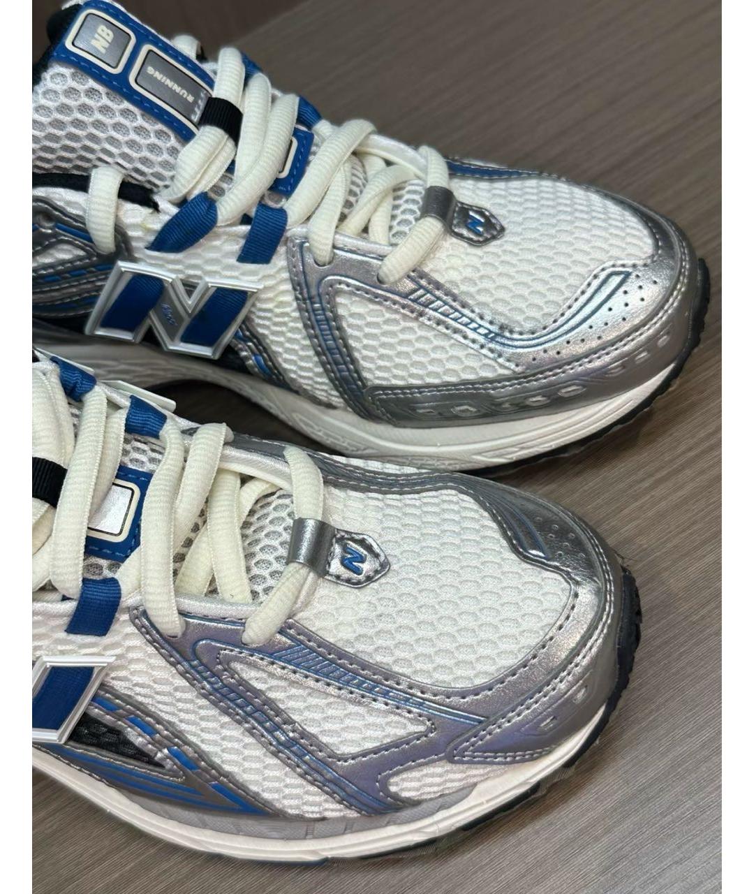 NEW BALANCE Белые текстильные низкие кроссовки / кеды, фото 7