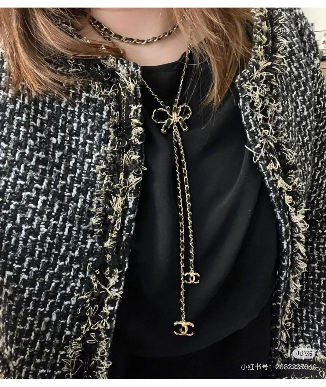 CHANEL Золотое колье, фото 5