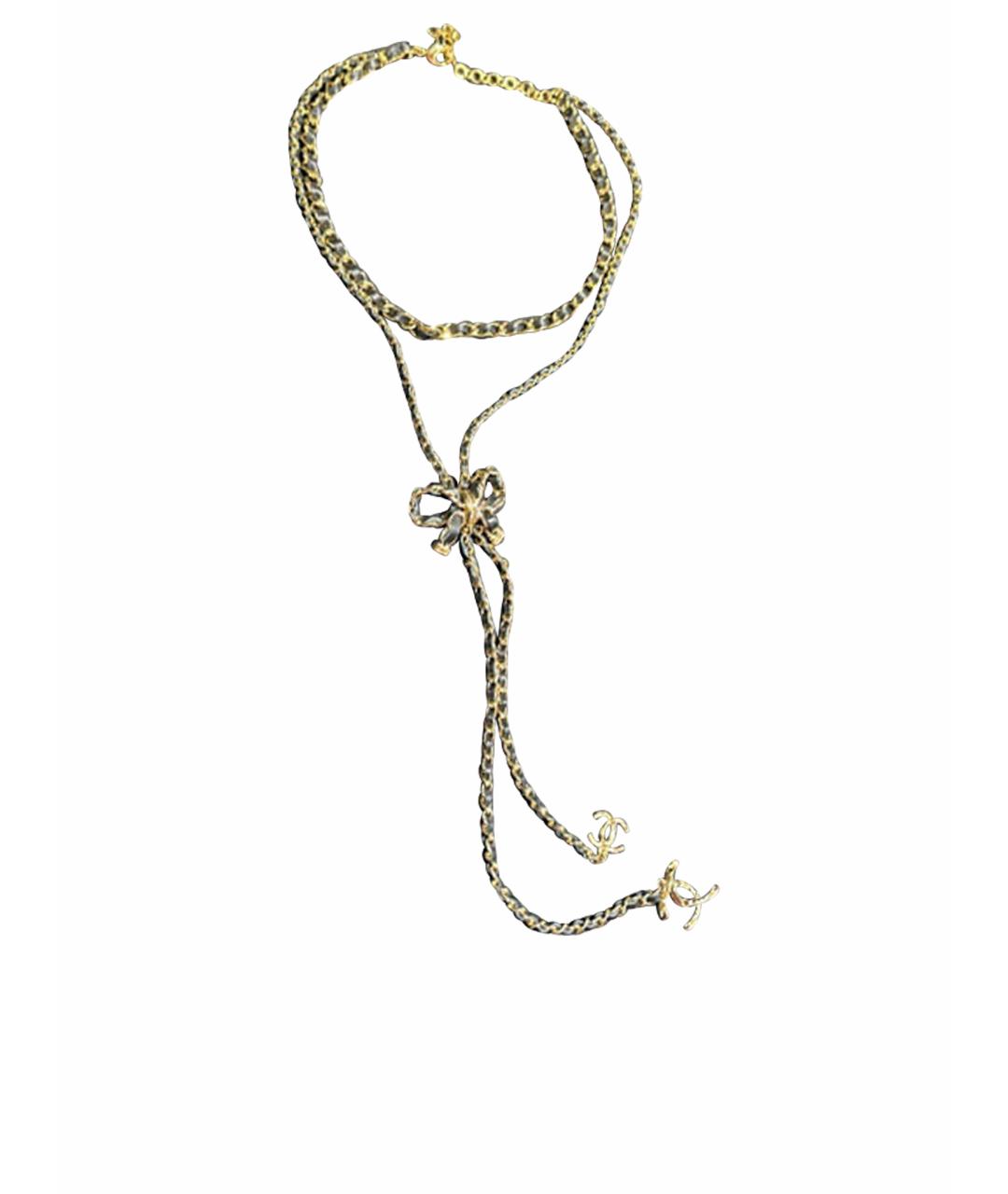CHANEL Золотое колье, фото 1