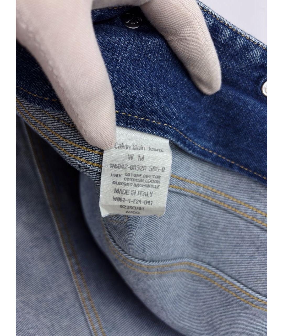 CALVIN KLEIN JEANS Синяя деним куртка, фото 6