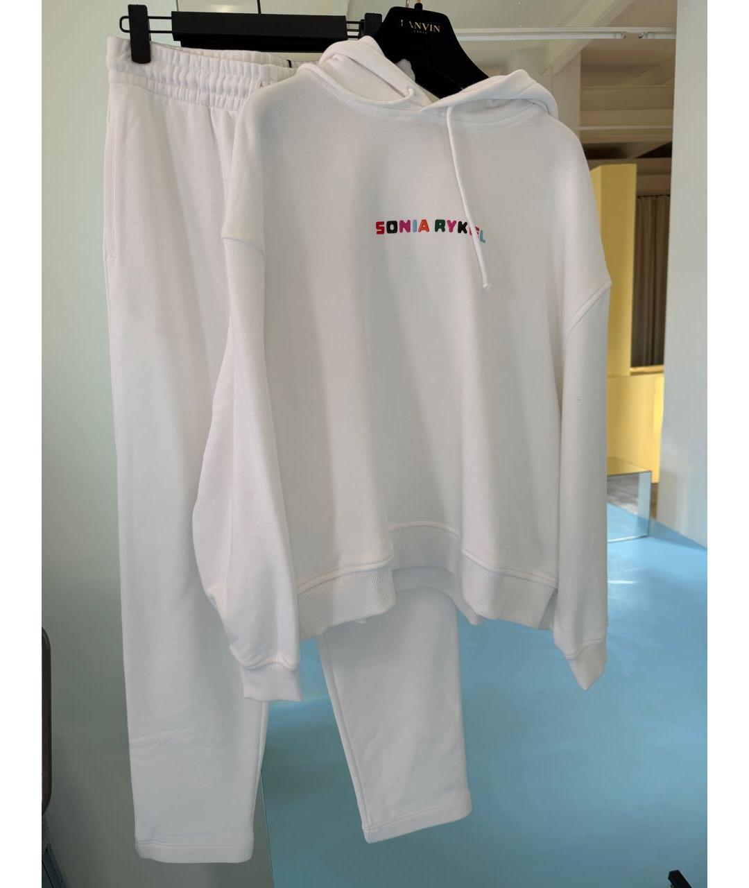 SONIA RYKIEL Белый хлопковый костюм с брюками, фото 8