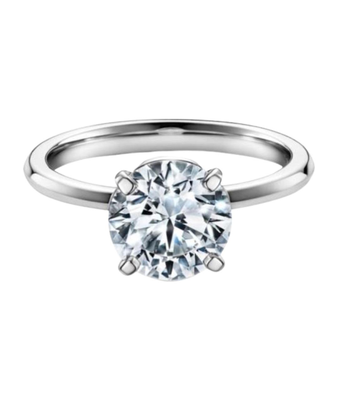 TIFFANY&CO Серебряное платиновое кольцо, фото 1