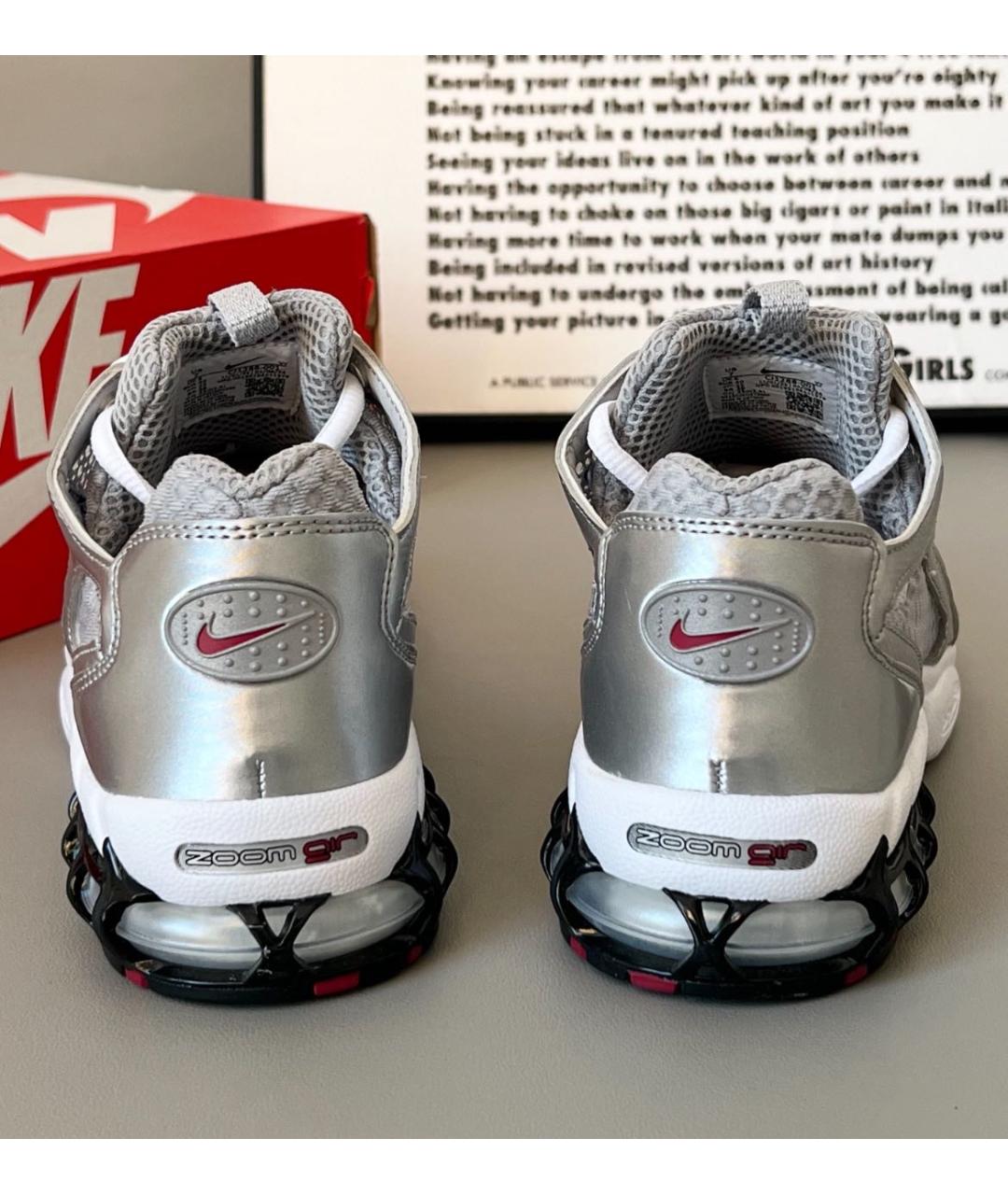 NIKE Серебряные низкие кроссовки / кеды, фото 8