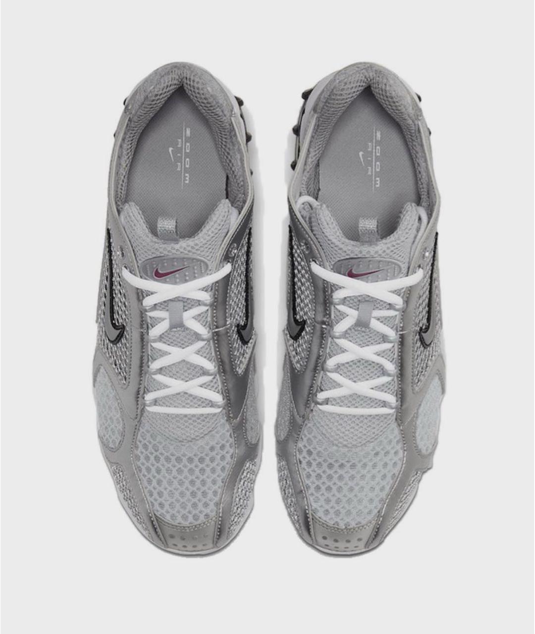 NIKE Серебряные низкие кроссовки / кеды, фото 3