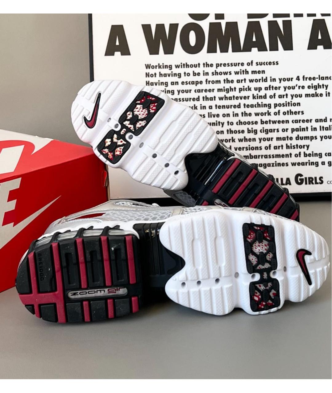 NIKE Серебряные низкие кроссовки / кеды, фото 5