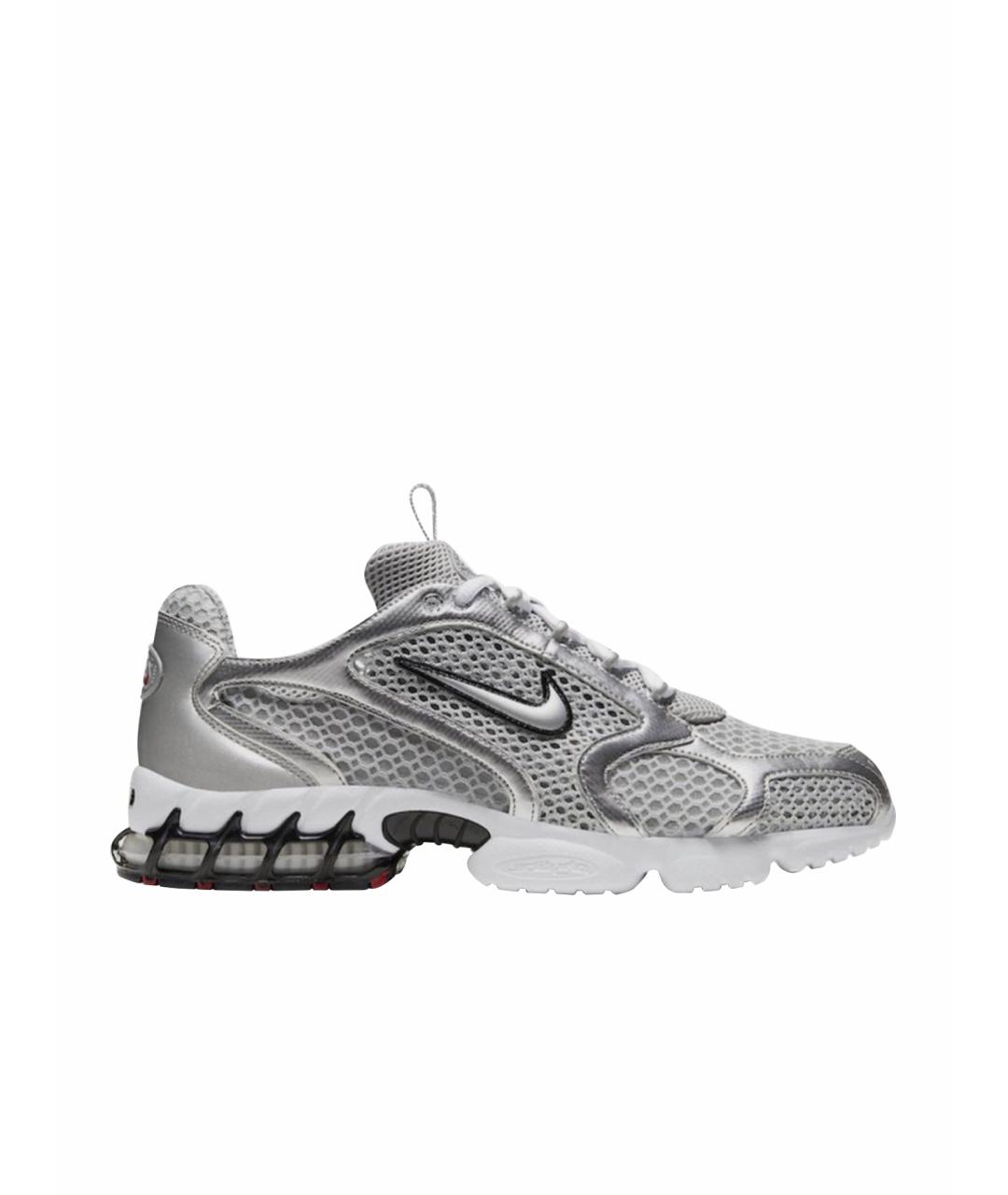 NIKE Серебряные низкие кроссовки / кеды, фото 1