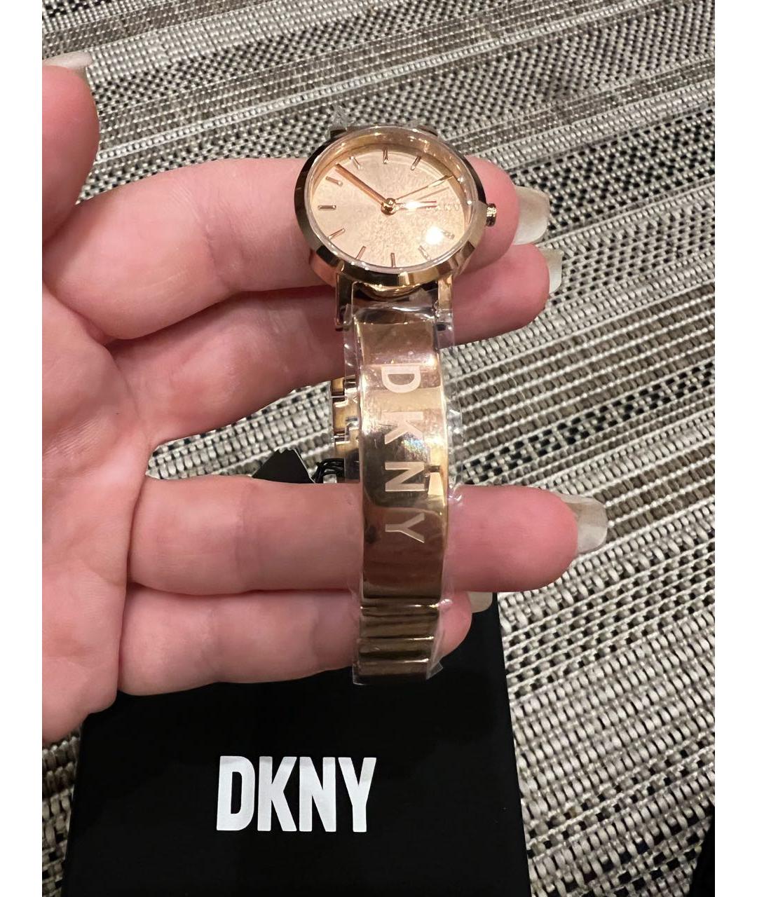 DKNY Золотые часы, фото 4