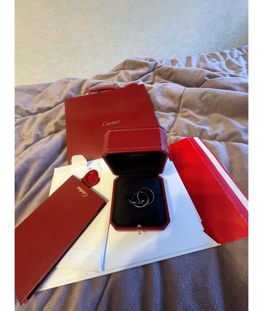 CARTIER Серебряное кольцо из белого золота, фото 2