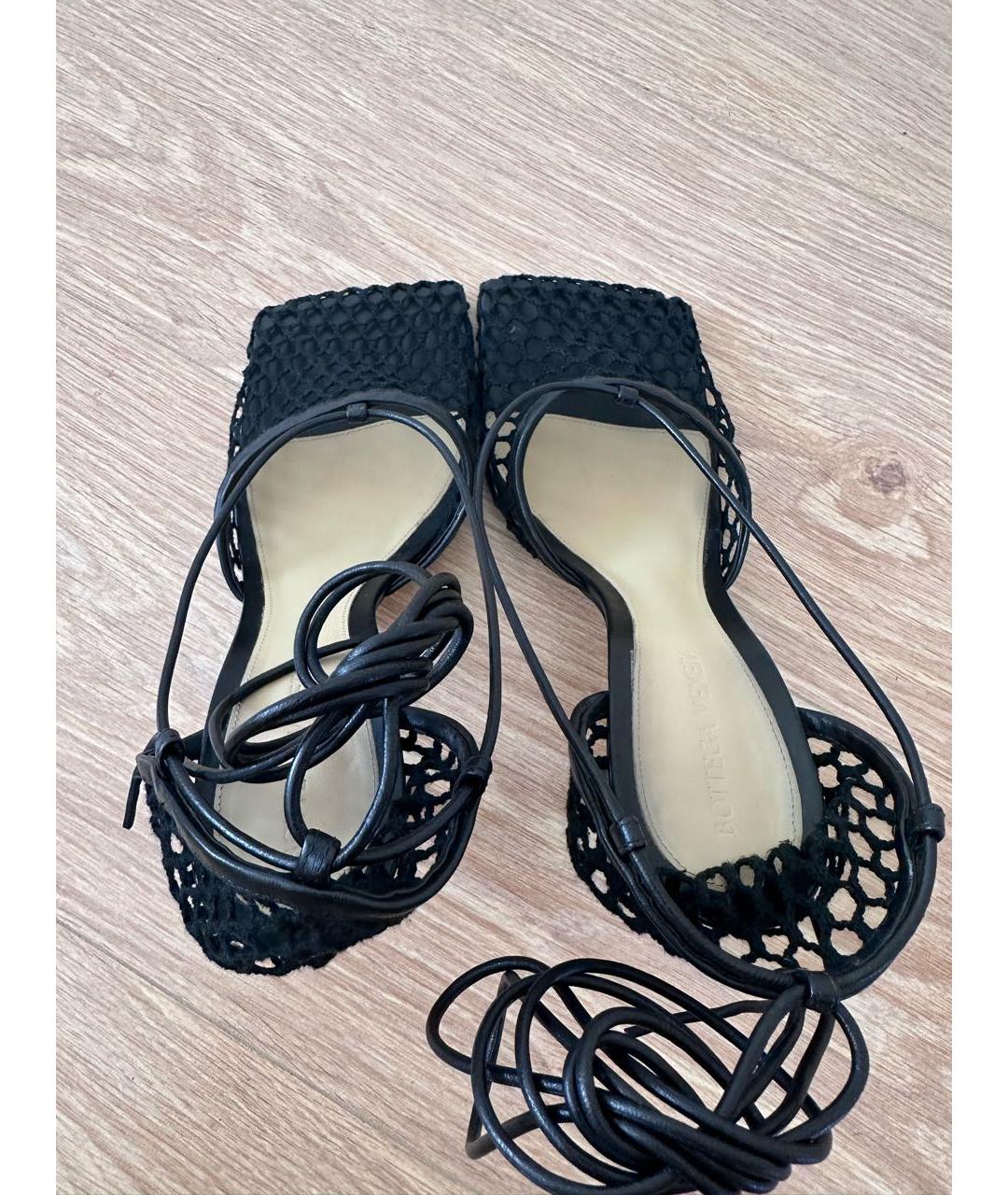 BOTTEGA VENETA Черные босоножки, фото 3