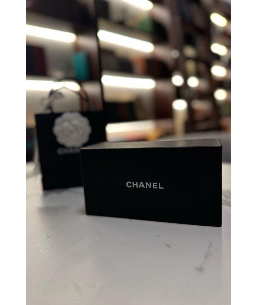 CHANEL Черные пластиковые солнцезащитные очки, фото 5