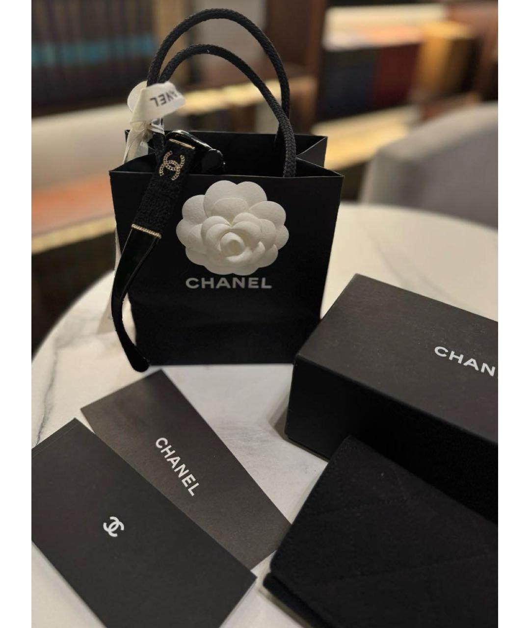 CHANEL Черные пластиковые солнцезащитные очки, фото 4