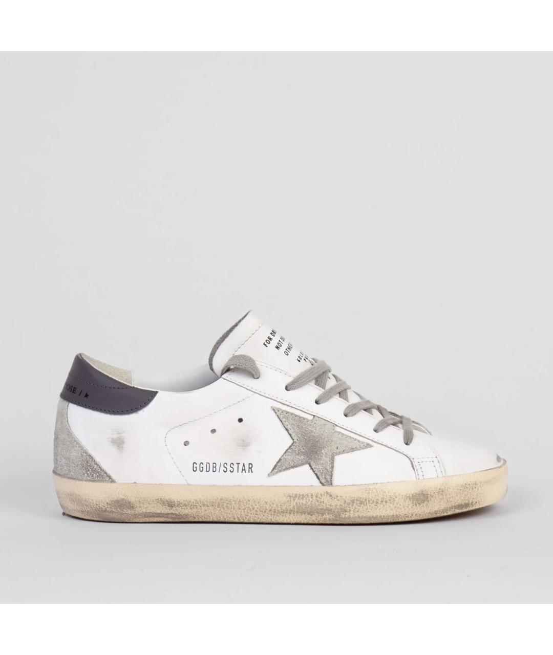 GOLDEN GOOSE DELUXE BRAND Белые кожаные кеды, фото 4