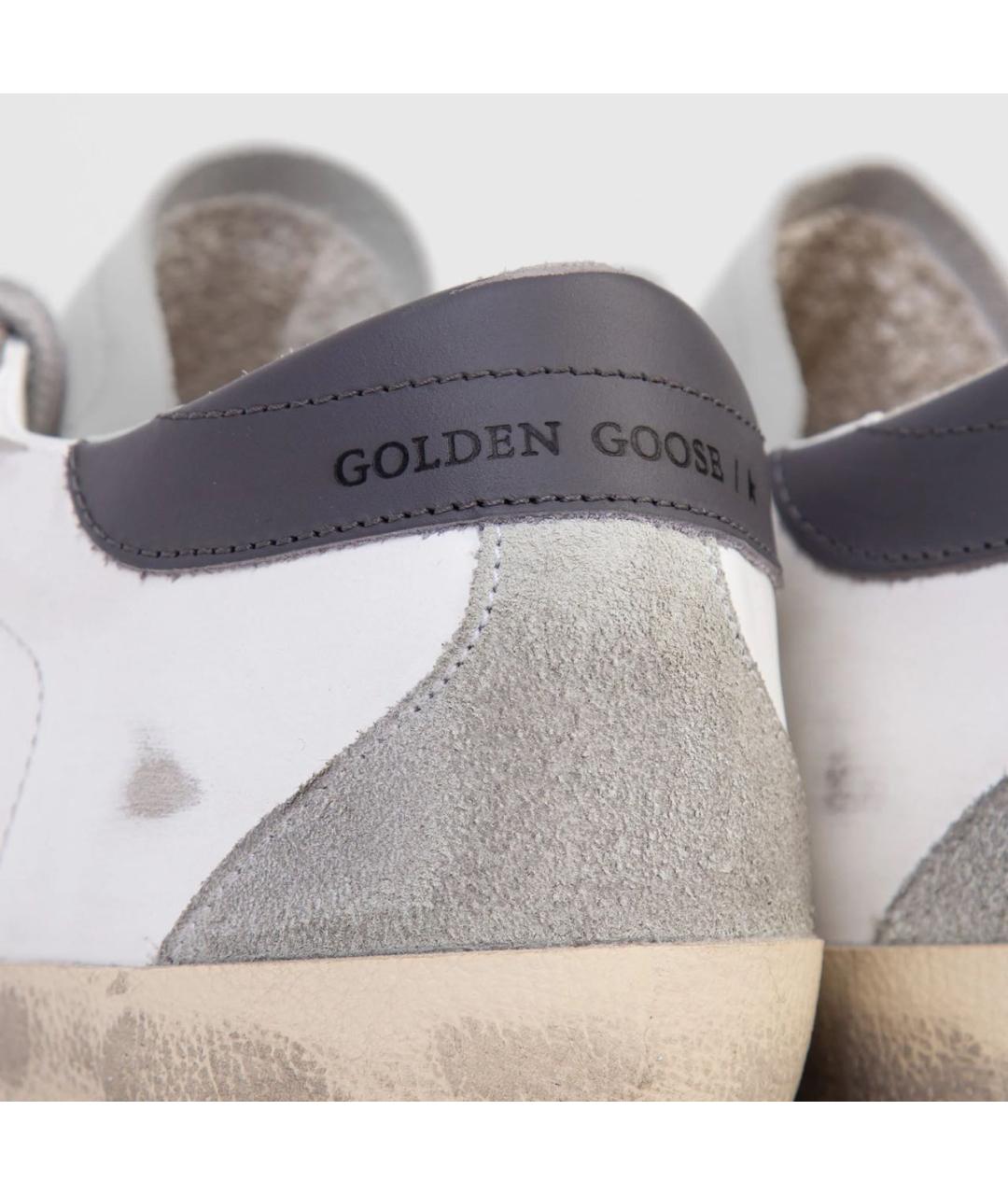 GOLDEN GOOSE DELUXE BRAND Белые кожаные кеды, фото 3