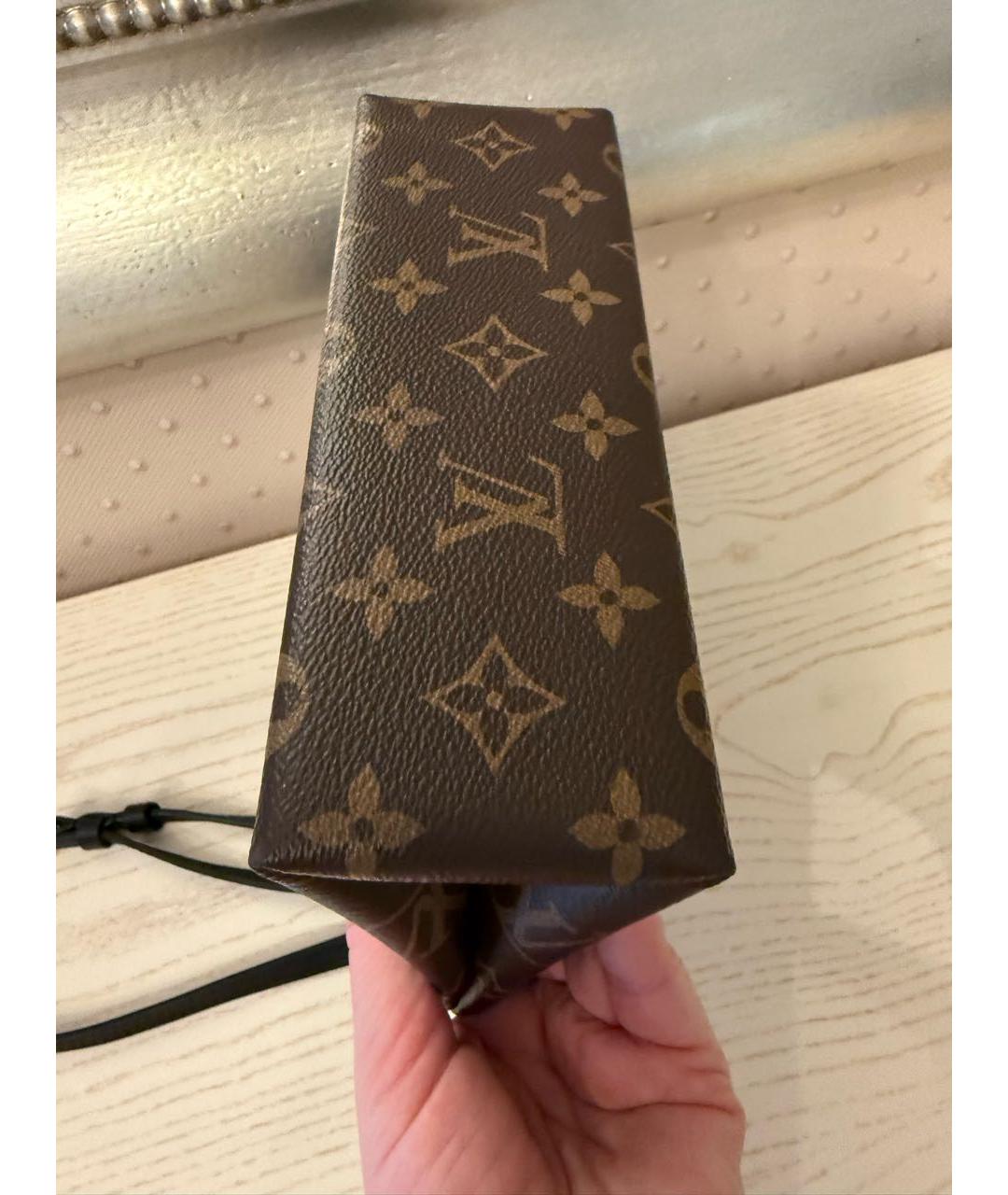 LOUIS VUITTON Коричневая сумка через плечо, фото 3