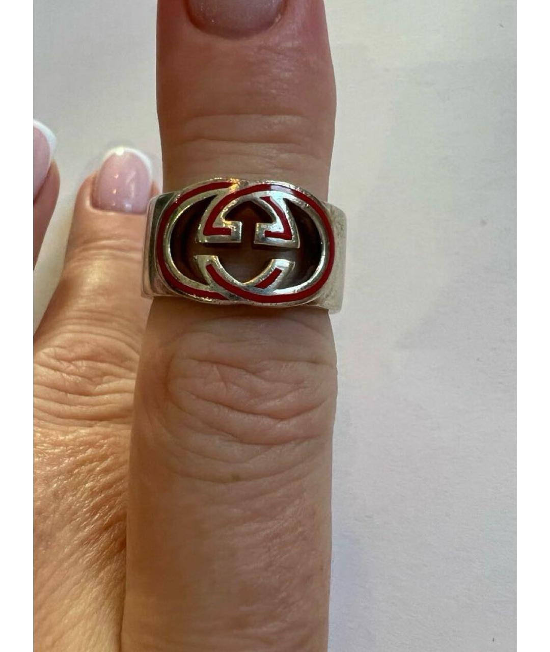 GUCCI Серебряное серебряное кольцо, фото 2