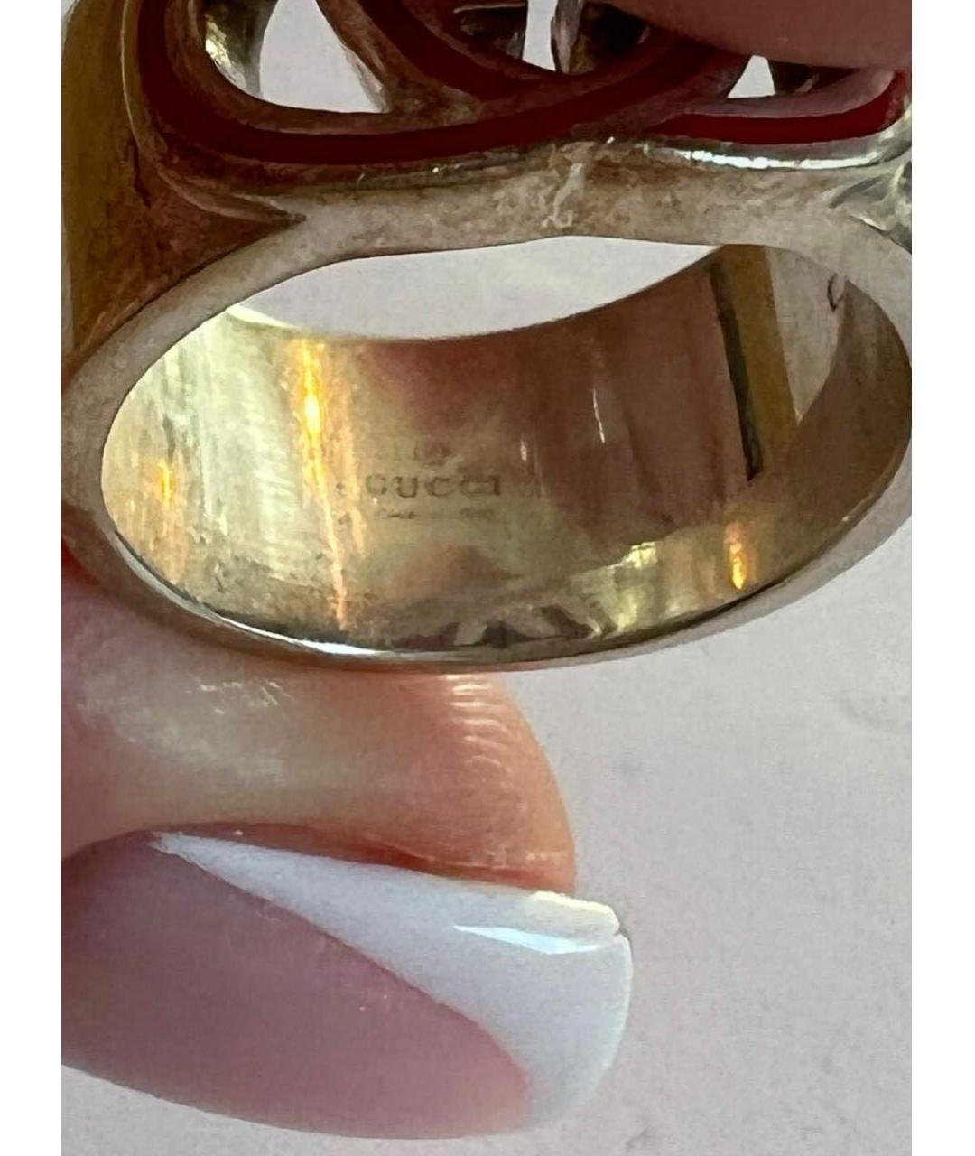 GUCCI Серебряное серебряное кольцо, фото 4