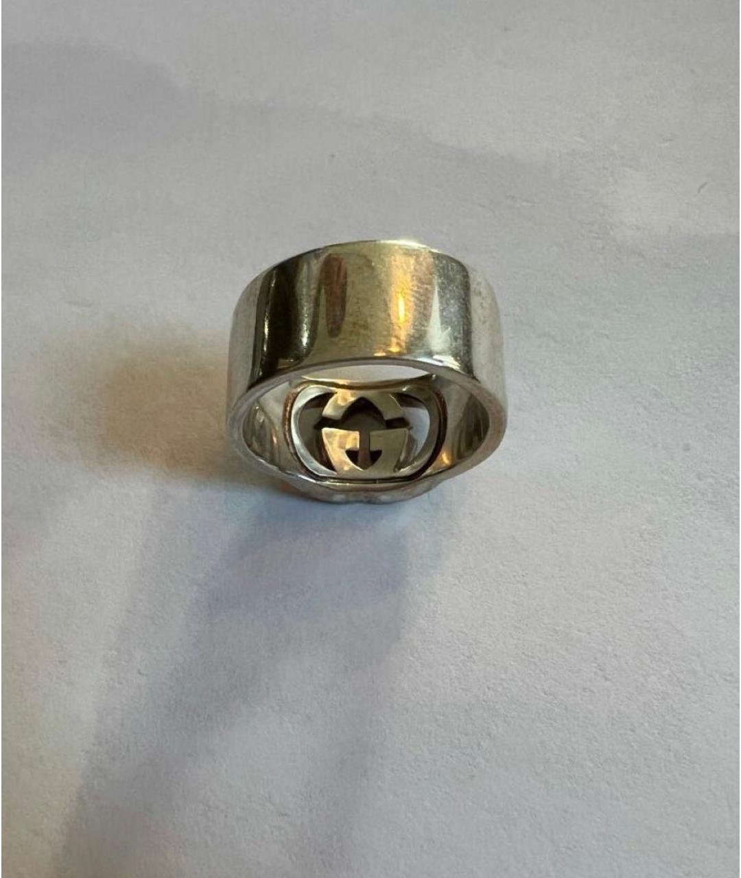 GUCCI Серебряное серебряное кольцо, фото 3