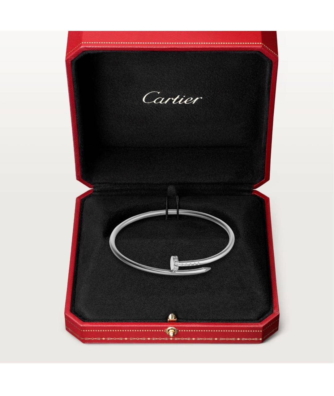 CARTIER Белый браслет из белого золота, фото 2