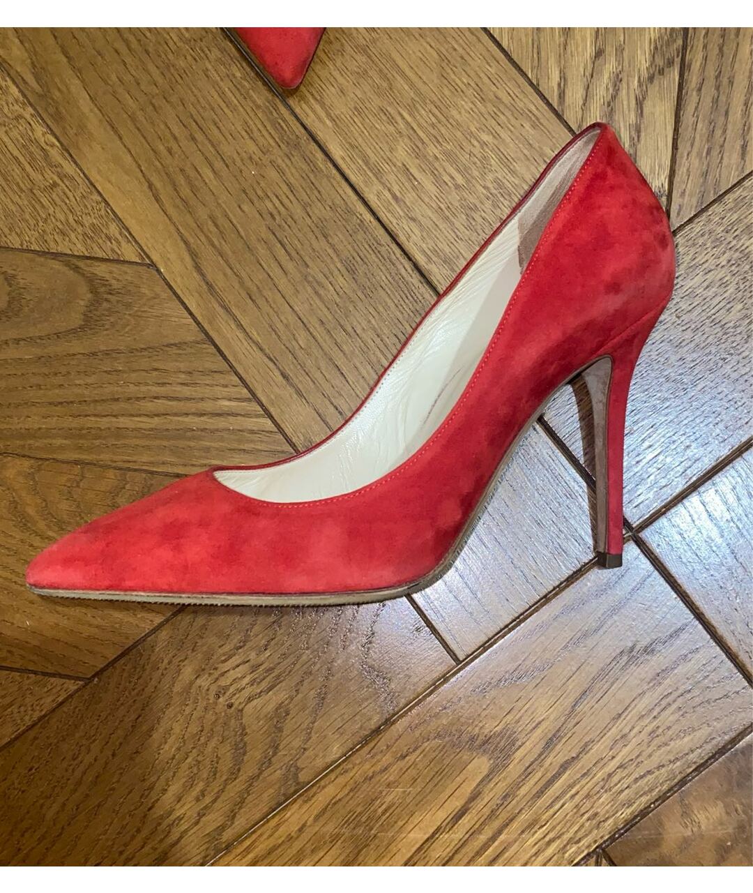 BRIAN ATWOOD Красные замшевые туфли, фото 5