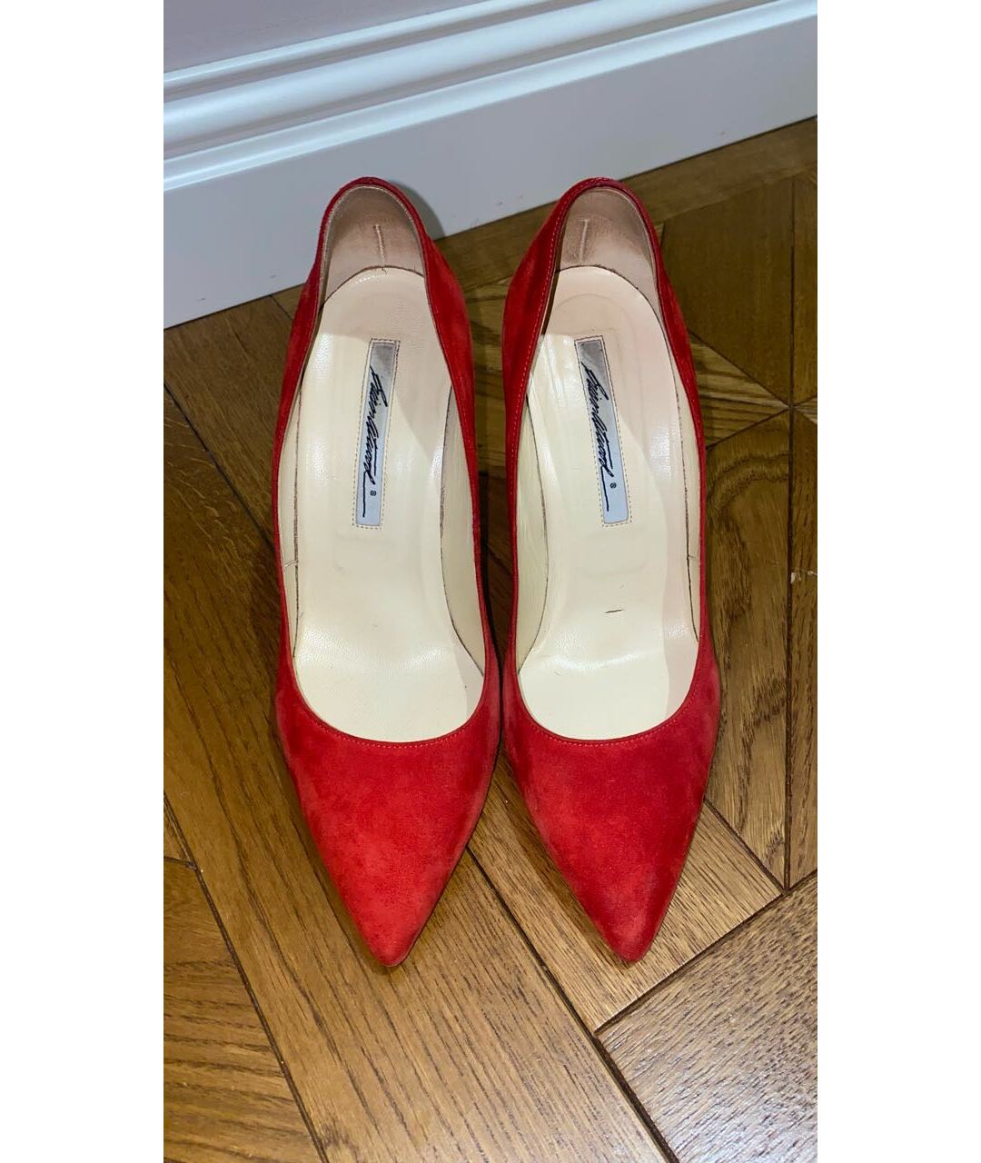 BRIAN ATWOOD Красные замшевые туфли, фото 2