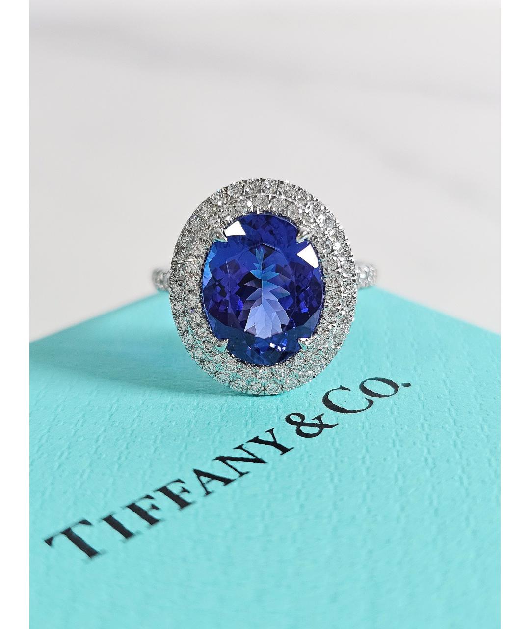 TIFFANY&CO Серебряное платиновое кольцо, фото 2