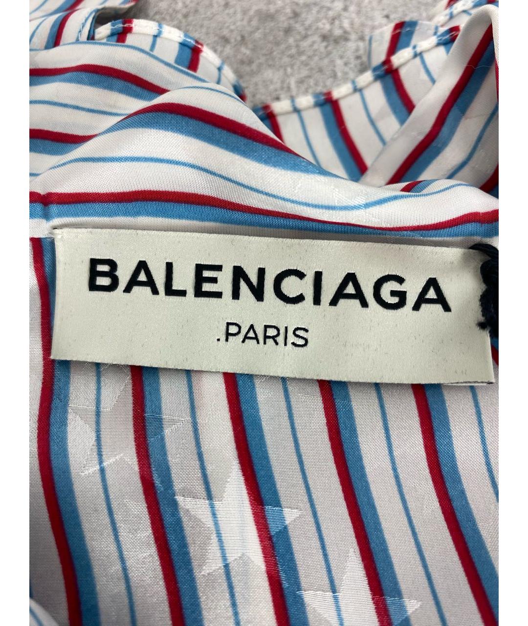 BALENCIAGA Мульти шелковая блузы, фото 4