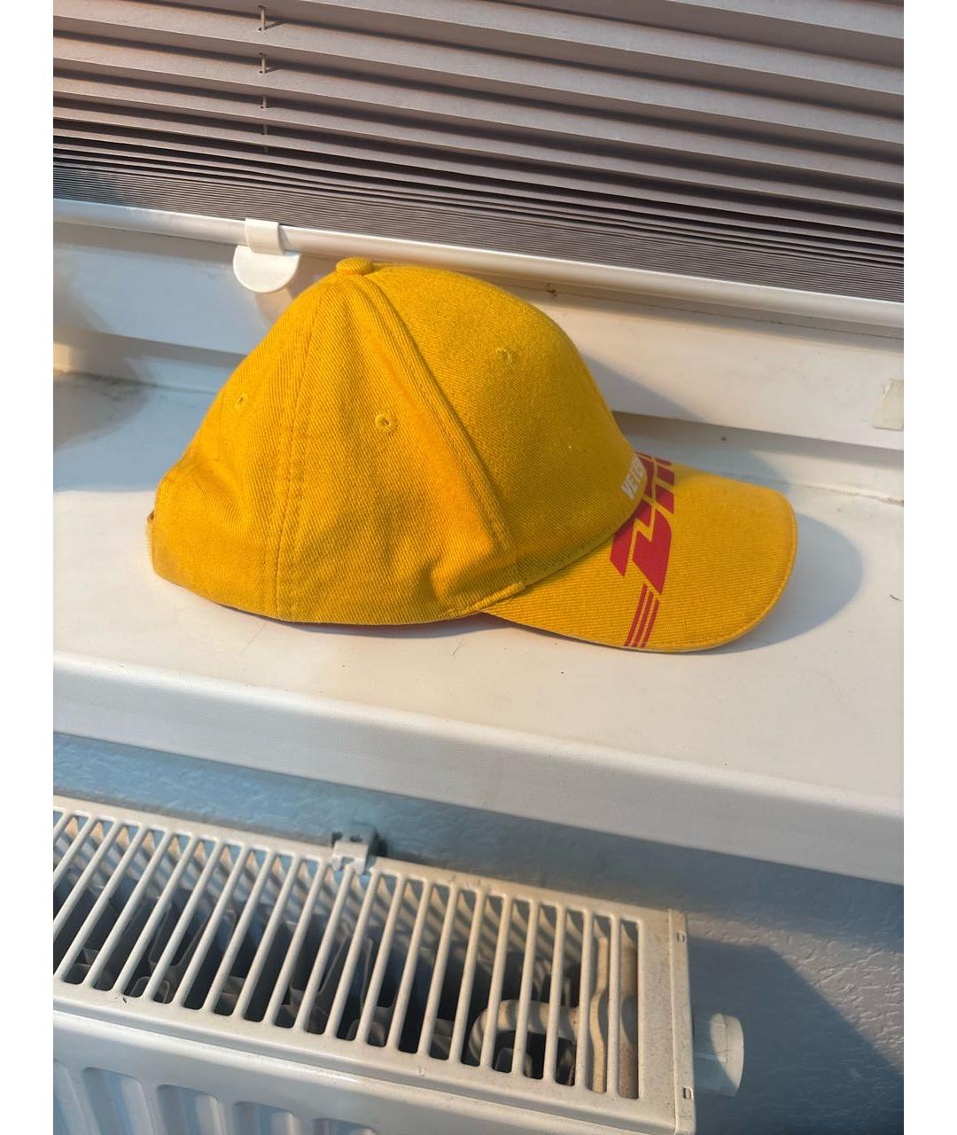 VETEMENTS Желтая кепка/бейсболка, фото 2