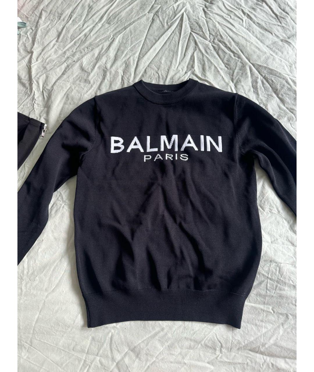 BALMAIN Черный джемпер / свитер, фото 2