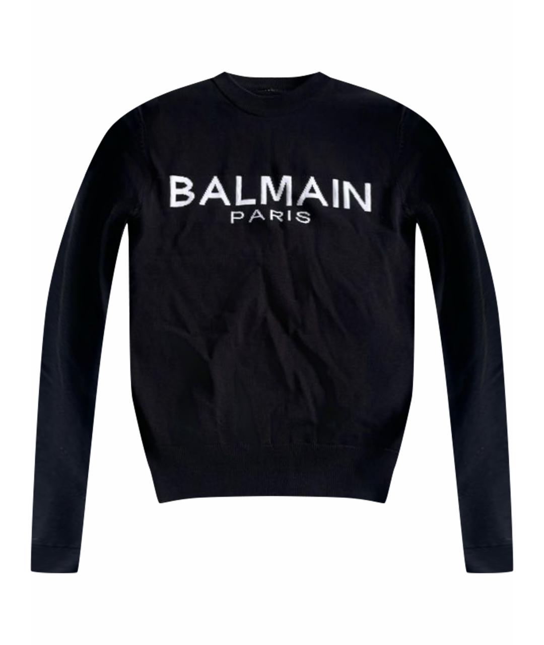 BALMAIN Черный джемпер / свитер, фото 1