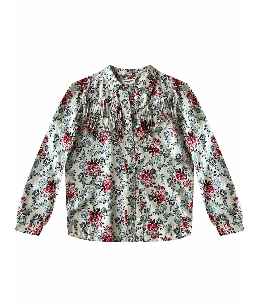 ZADIG & VOLTAIRE Мульти шелковая рубашка, фото 1