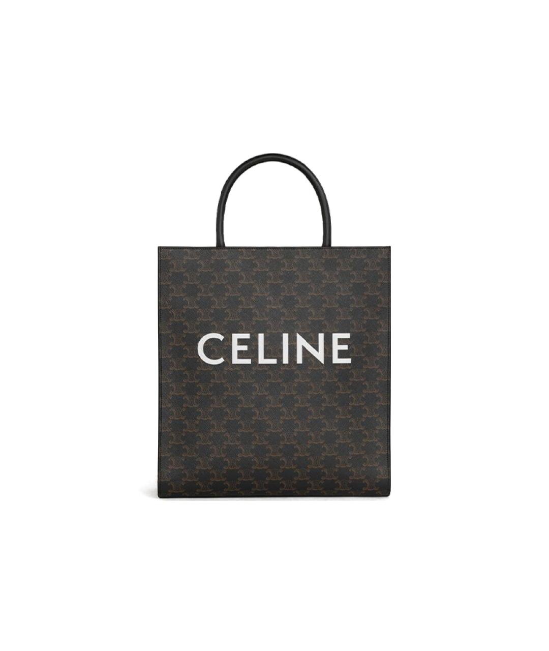 CELINE Коричневая сумка через плечо, фото 1