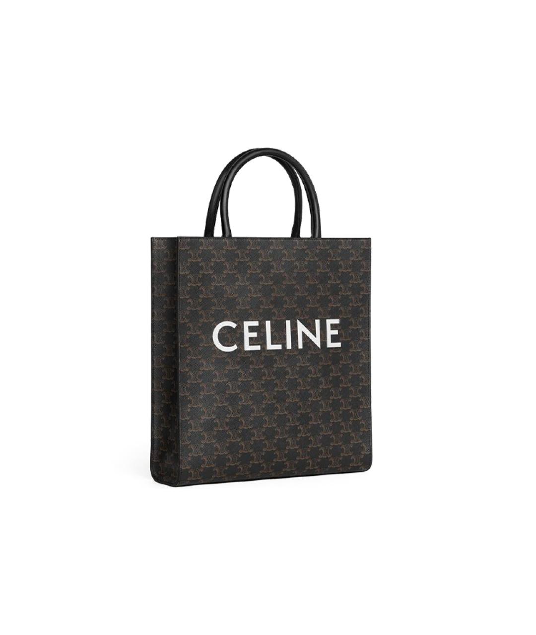 CELINE Коричневая сумка через плечо, фото 2