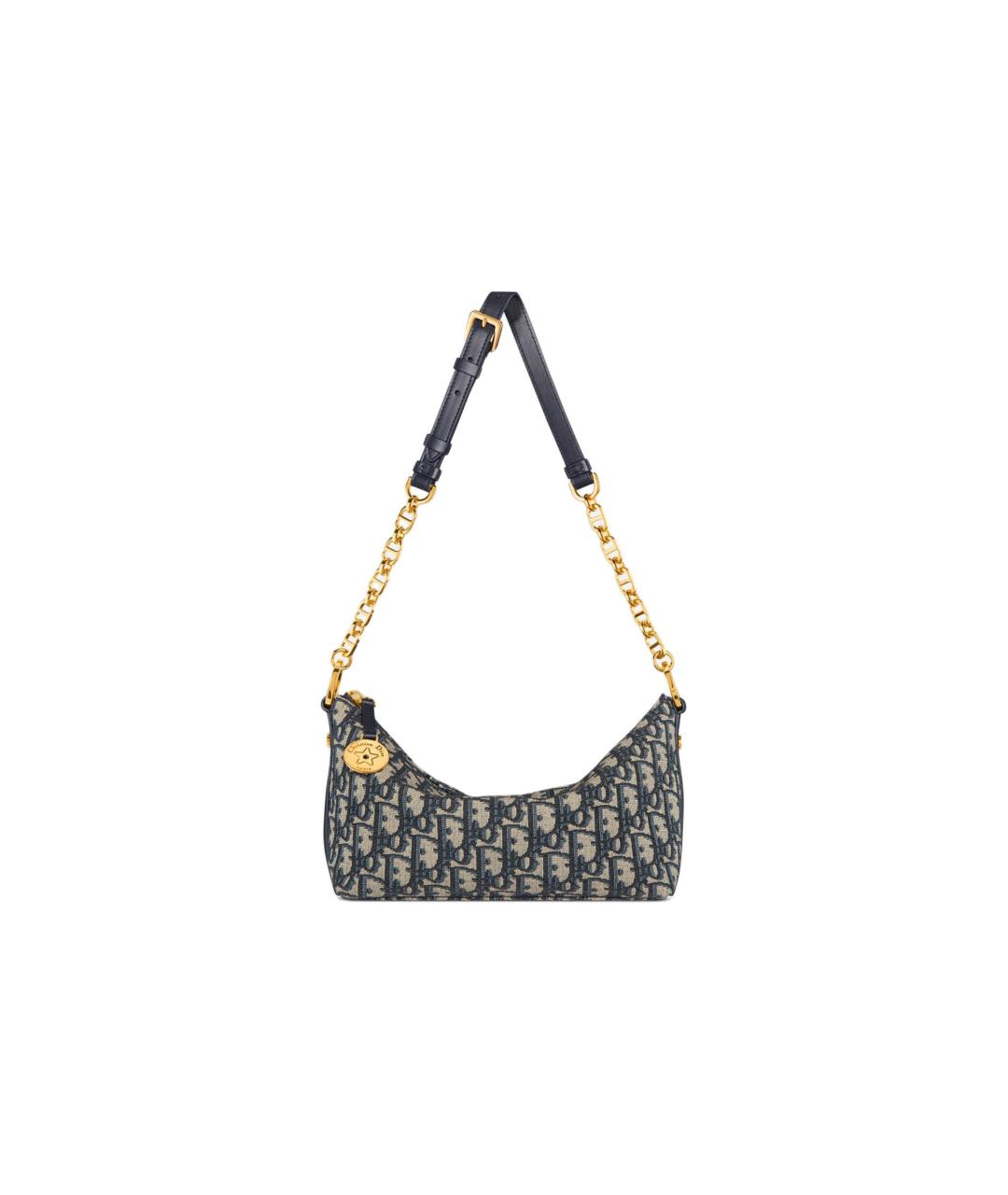 CHRISTIAN DIOR Темно-синяя сумка через плечо, фото 2