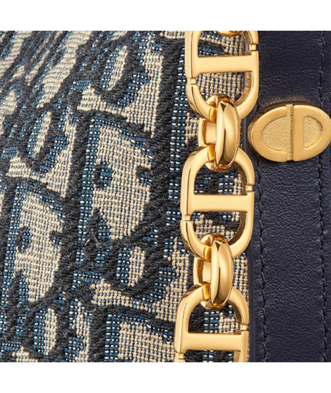 CHRISTIAN DIOR Темно-синяя сумка через плечо, фото 6