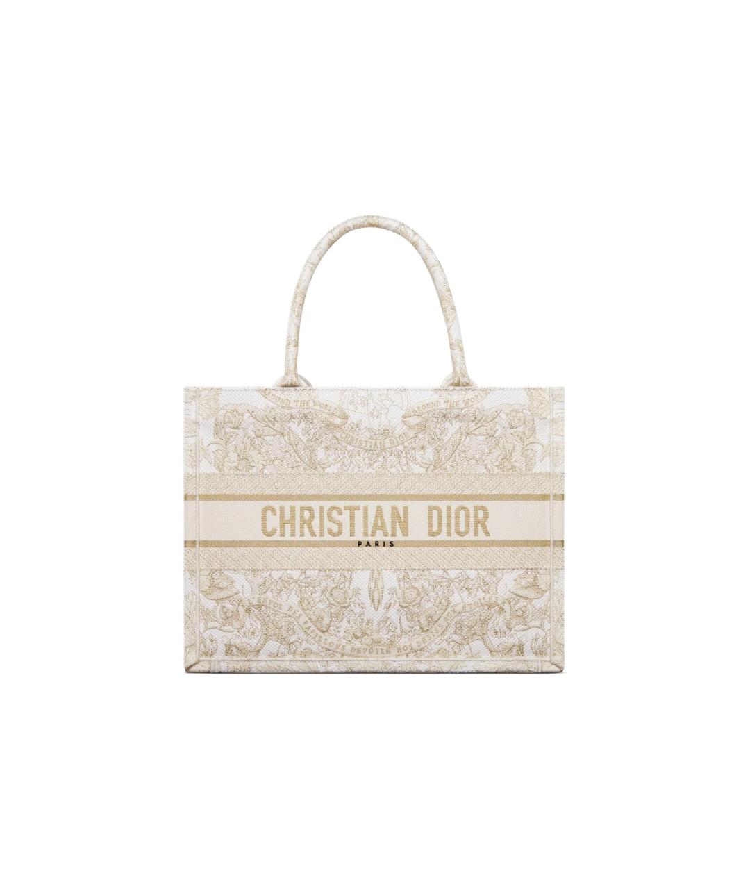 CHRISTIAN DIOR Бежевая сумка через плечо, фото 1