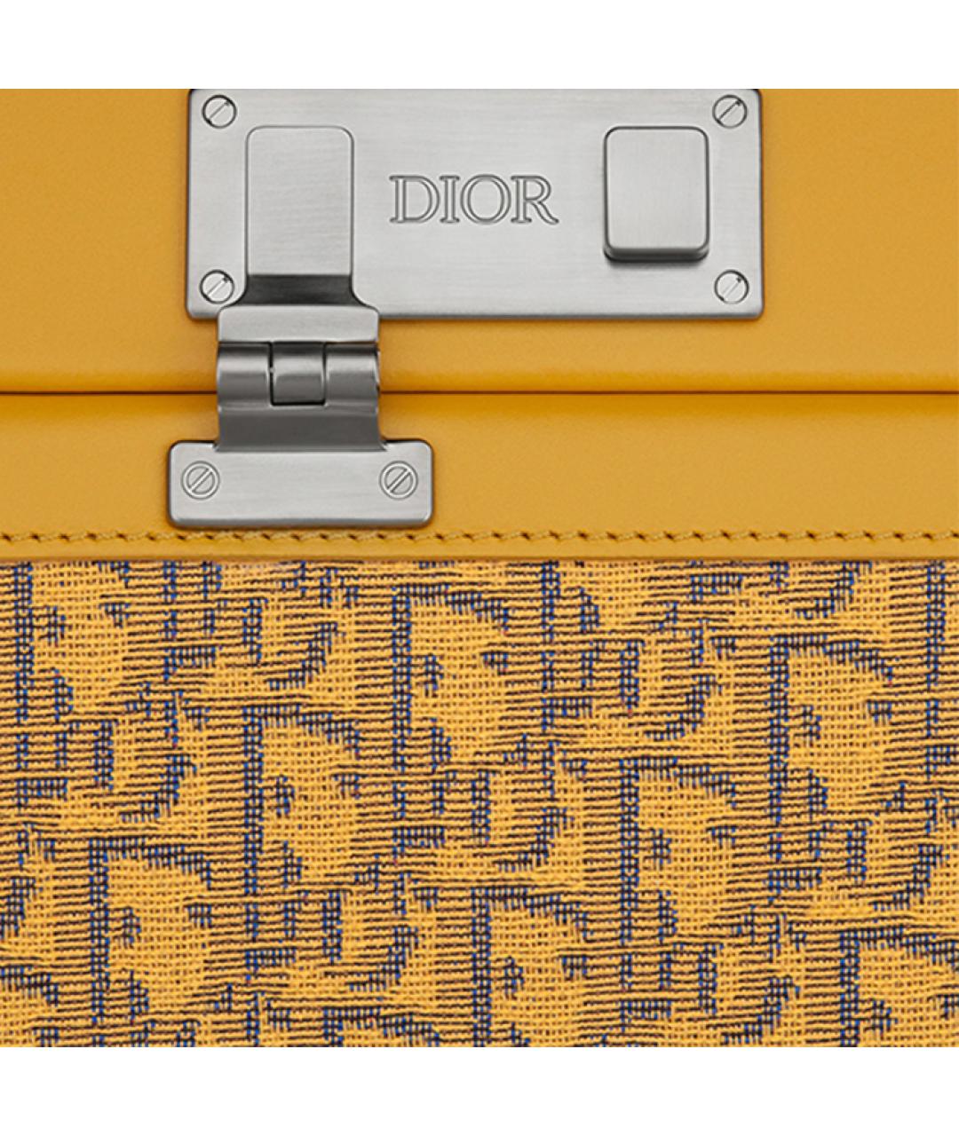 CHRISTIAN DIOR Золотая сумка на плечо, фото 6