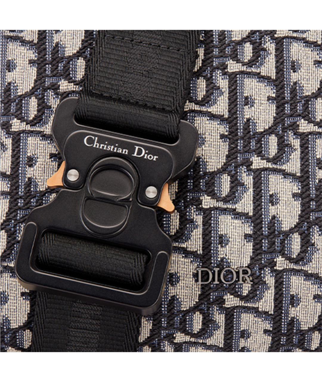 CHRISTIAN DIOR Темно-синяя сумка на плечо, фото 7