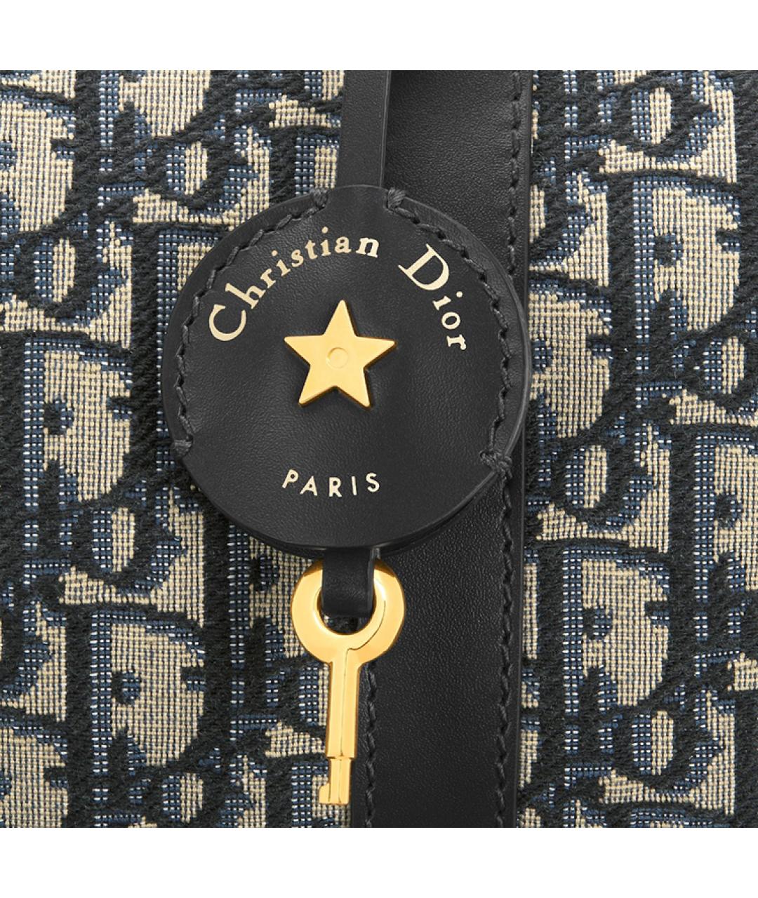 CHRISTIAN DIOR Темно-синяя сумка через плечо, фото 6