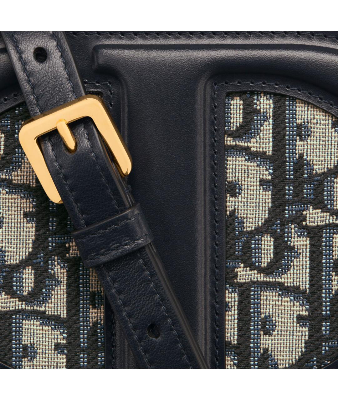 CHRISTIAN DIOR Темно-синяя сумка через плечо, фото 5