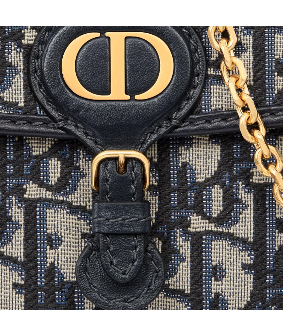 CHRISTIAN DIOR Темно-синяя сумка через плечо, фото 7