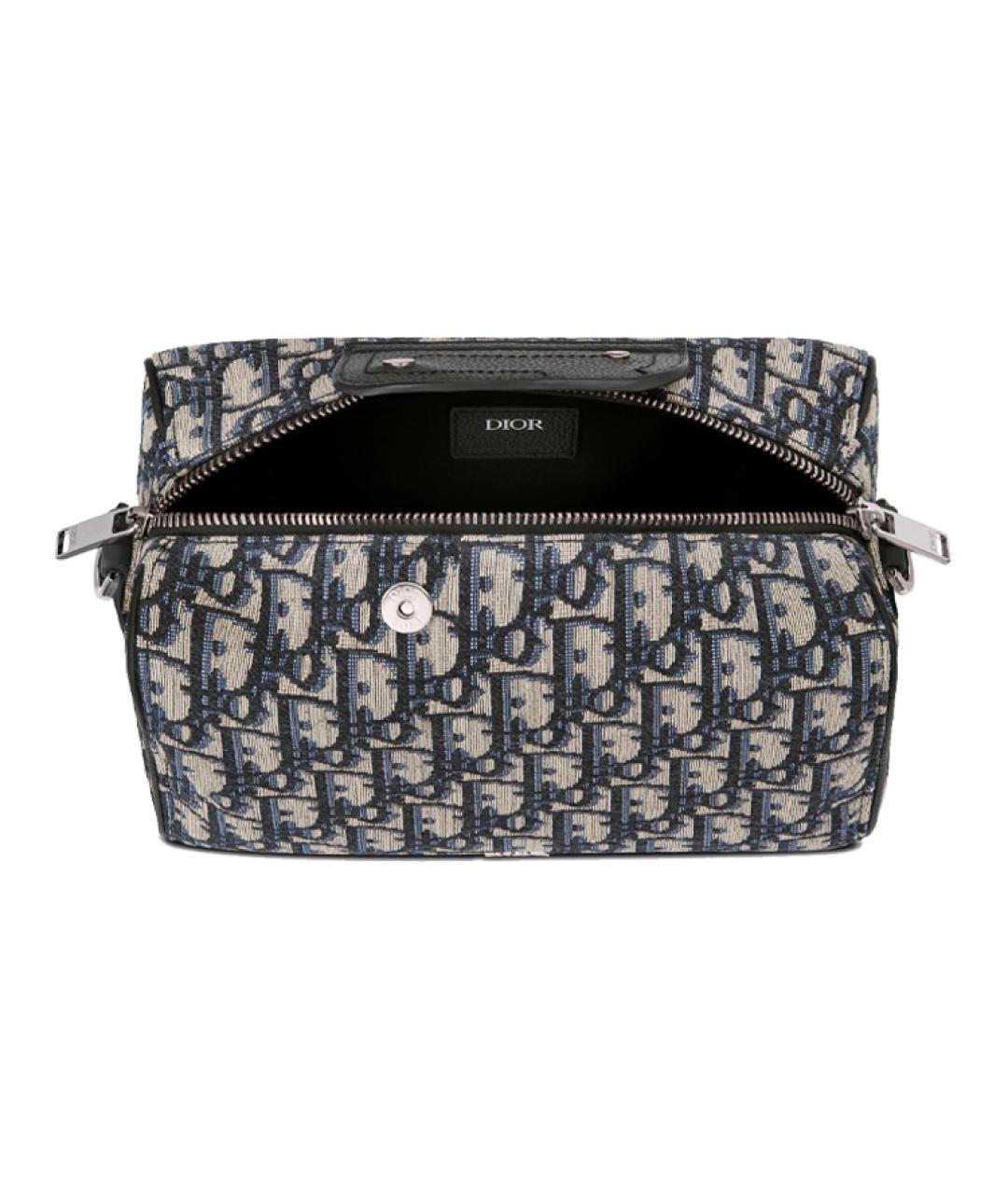 CHRISTIAN DIOR Темно-синяя сумка на плечо, фото 3