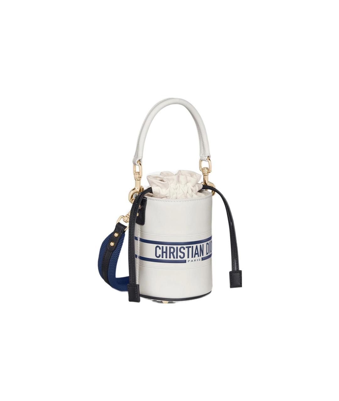 CHRISTIAN DIOR Белая сумка через плечо, фото 2