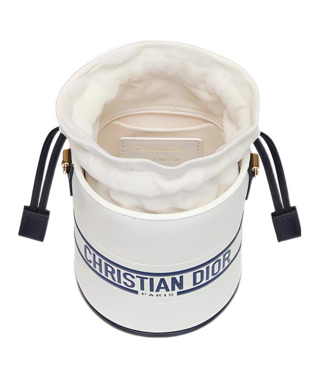 CHRISTIAN DIOR Белая сумка через плечо, фото 3
