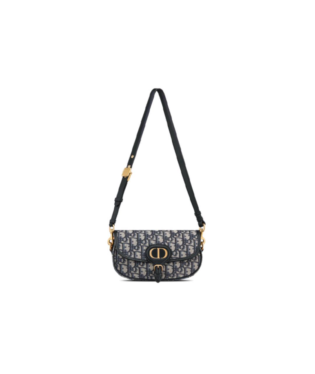 CHRISTIAN DIOR Темно-синяя сумка через плечо, фото 4