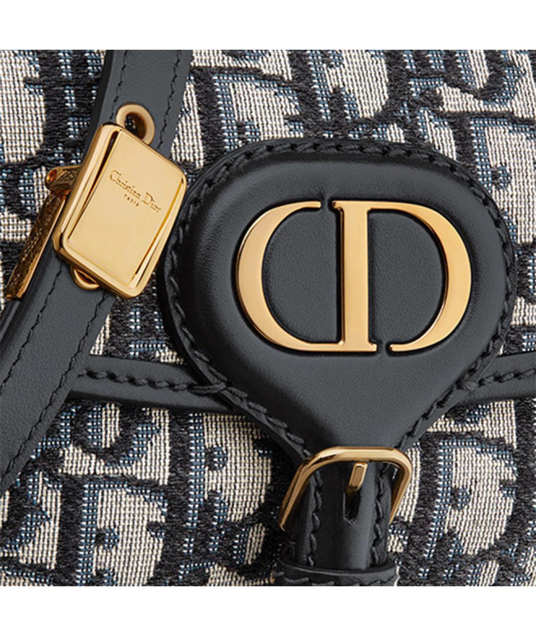 CHRISTIAN DIOR Темно-синяя сумка через плечо, фото 7