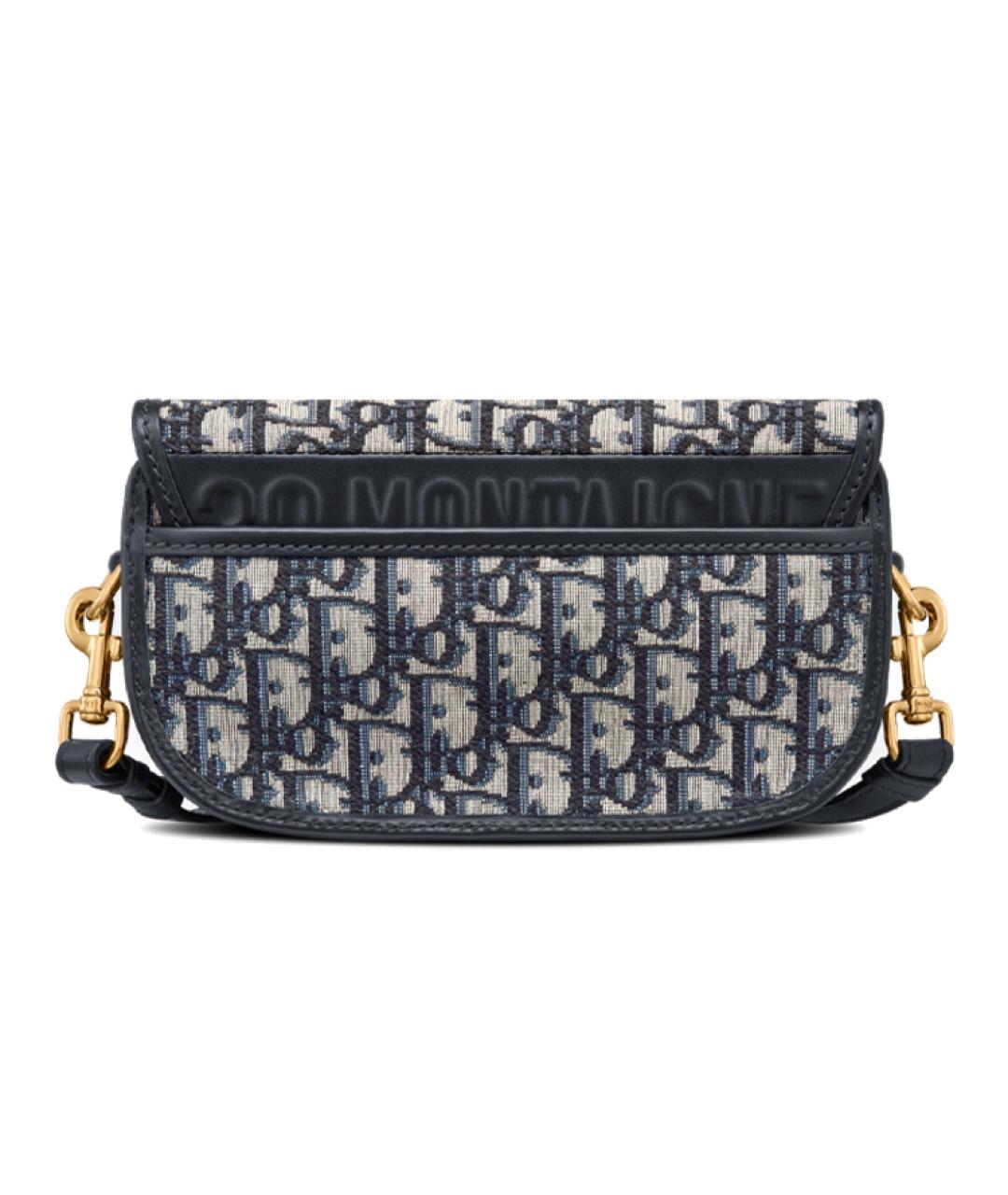 CHRISTIAN DIOR Темно-синяя сумка через плечо, фото 5