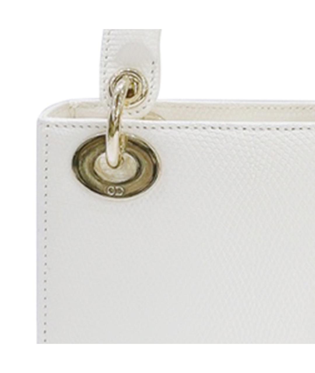 CHRISTIAN DIOR Белая сумка через плечо, фото 6